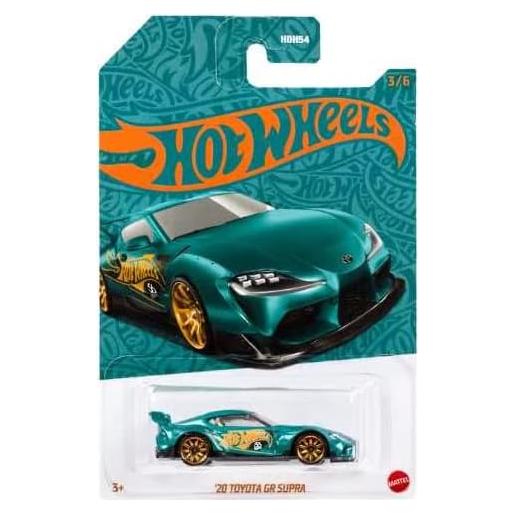 Hot Wheels Toyota GR Supra 1:64 Perla Cromo Verde