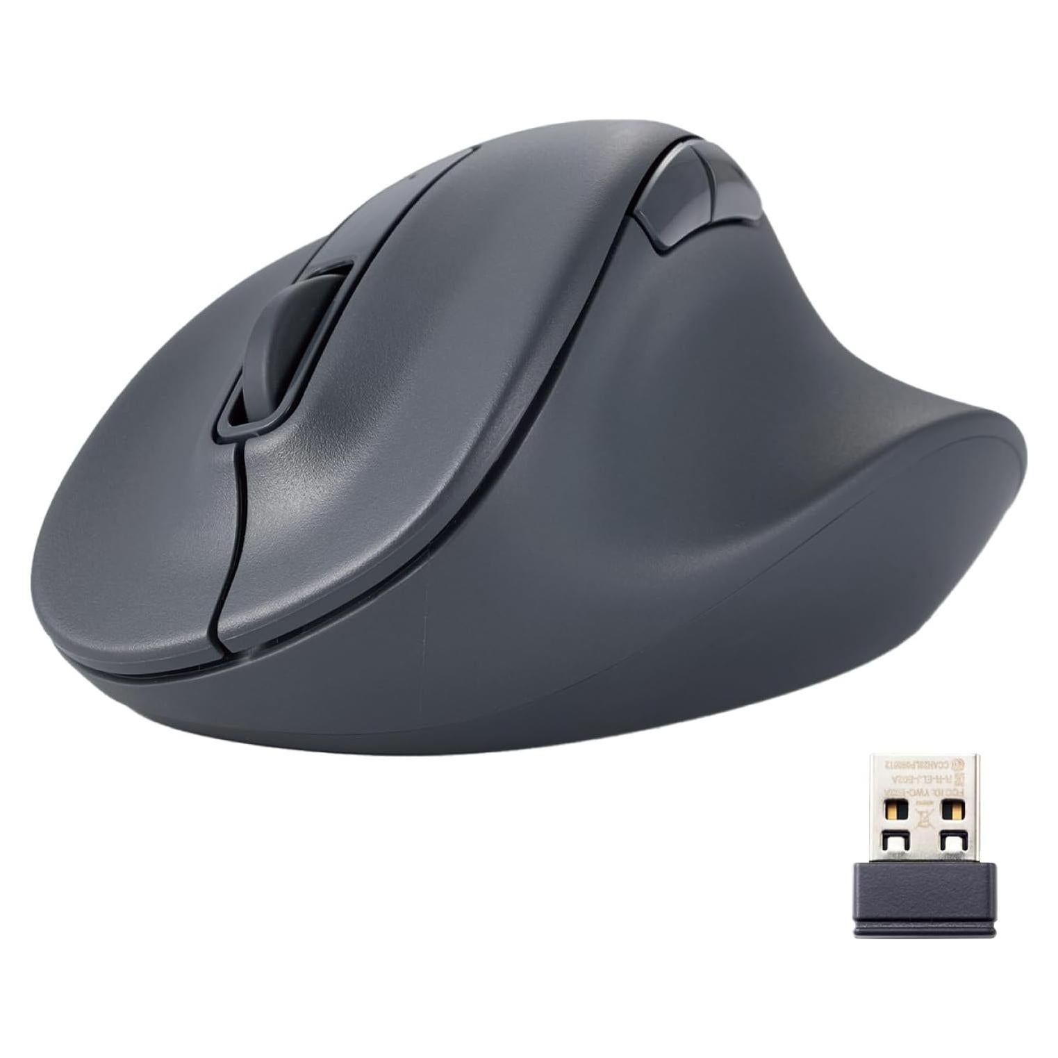 Ratón Ergonómico Inalámbrico ELECOM M-XGM30DBSKBK 2000DPI Negro