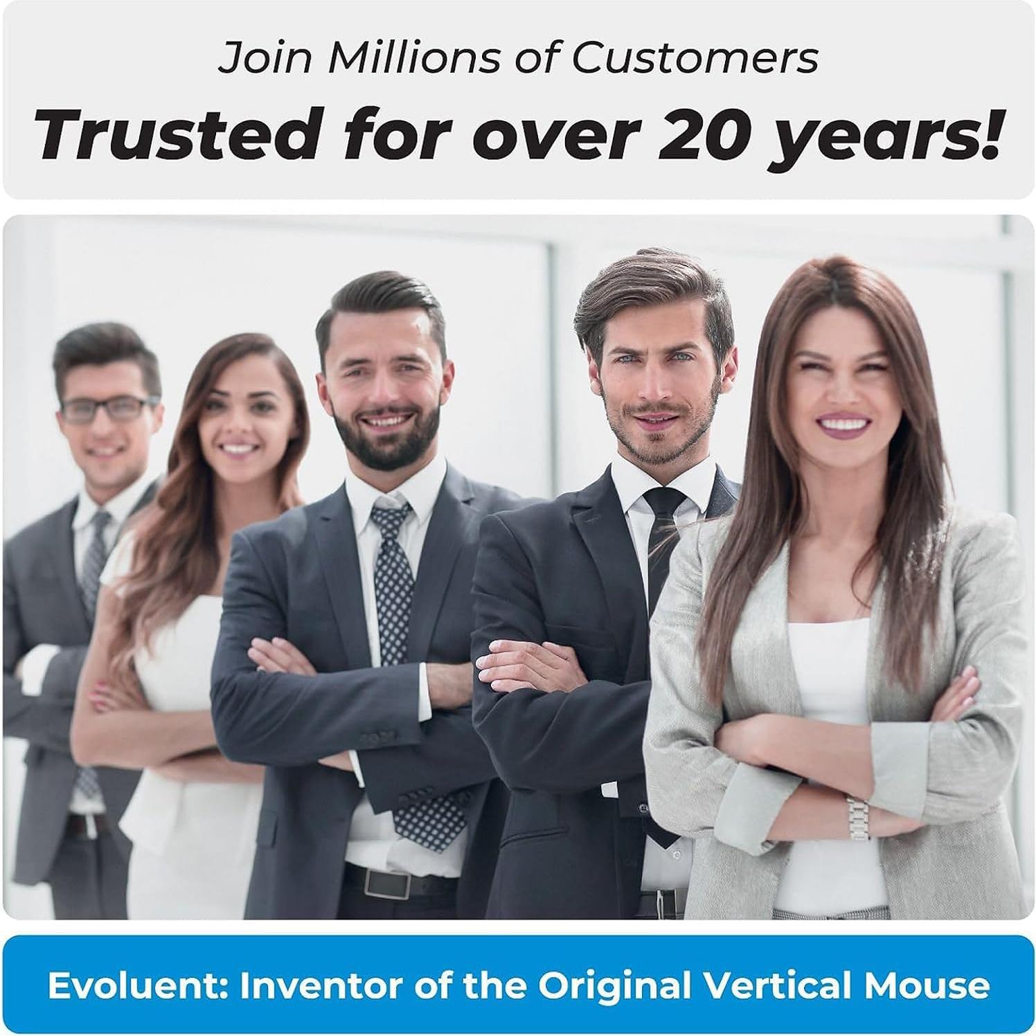 Ratón Vertical Ergonómico Evoluent VMDLW para Mano Izquierda