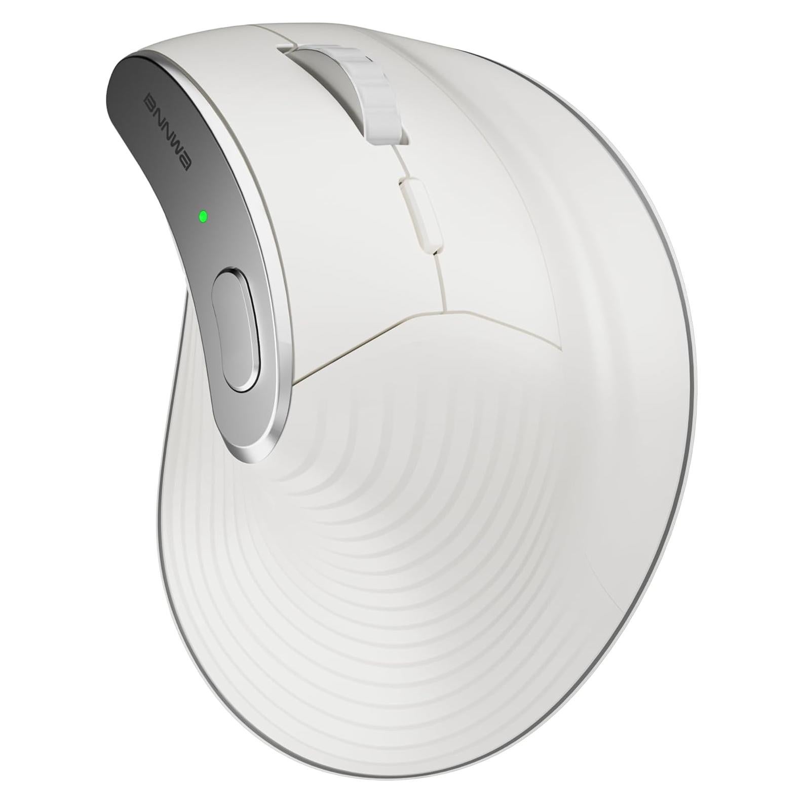 Ratón Ergonómico Vertical Inalámbrico Bnnwa Blanco 4 DPI