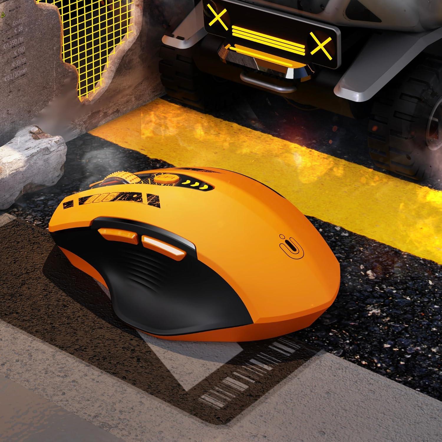 Ratón Inalámbrico Ergonómico Uineer U6 Bluetooth 5.0 Recargable