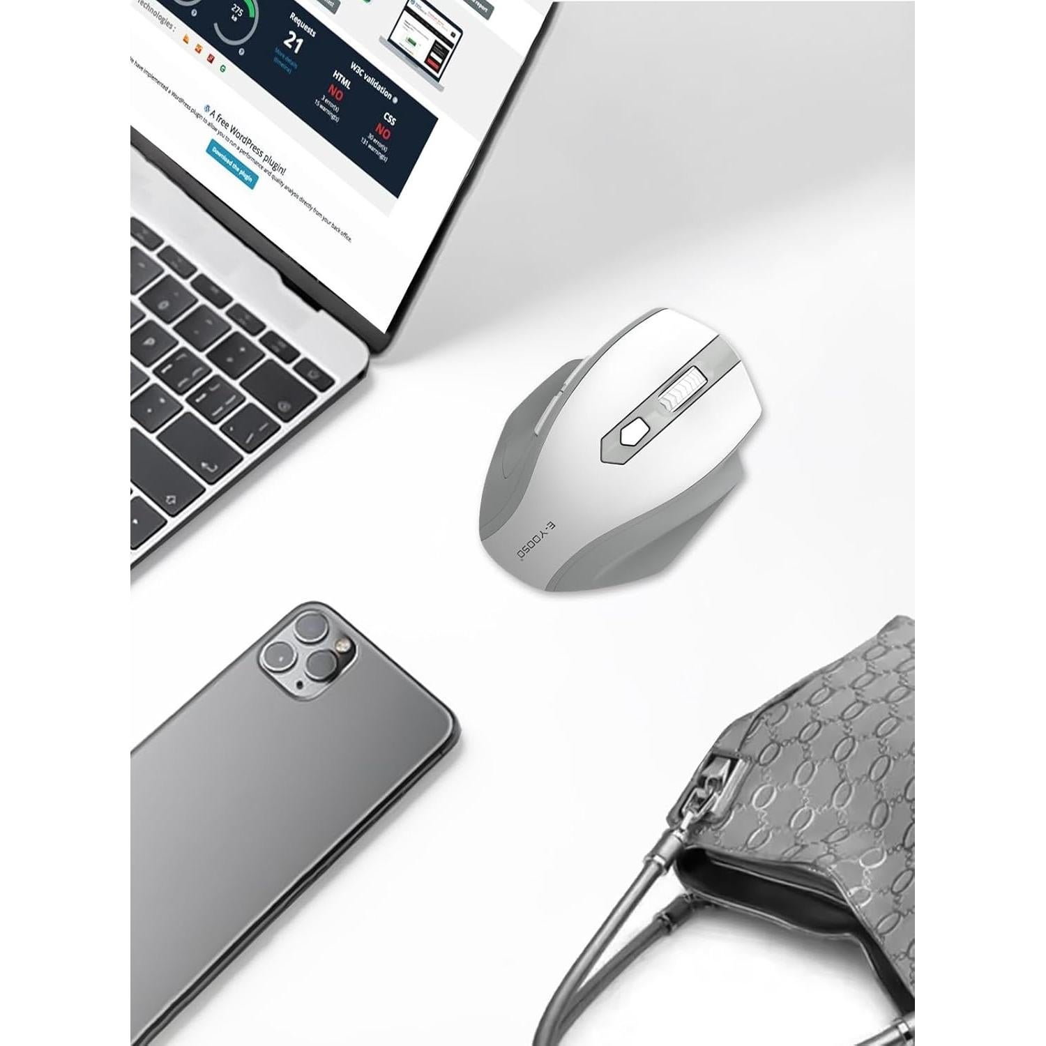 Ratón Inalámbrico E-YOOSO 4000 DPI Ergonómico 6 Botones