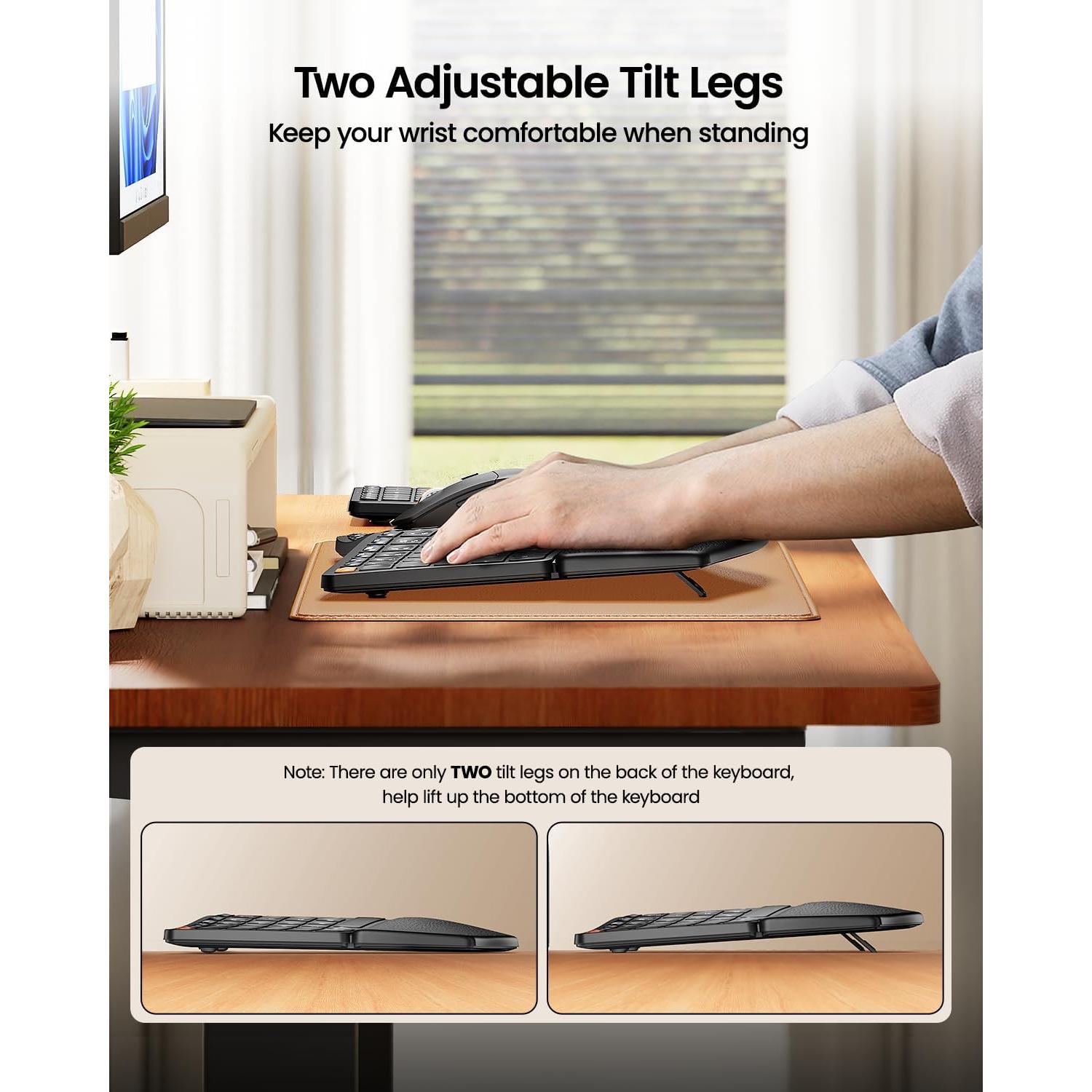 Combo Teclado y Ratón Ergonómico ProtoArc EKM04 Inalámbrico