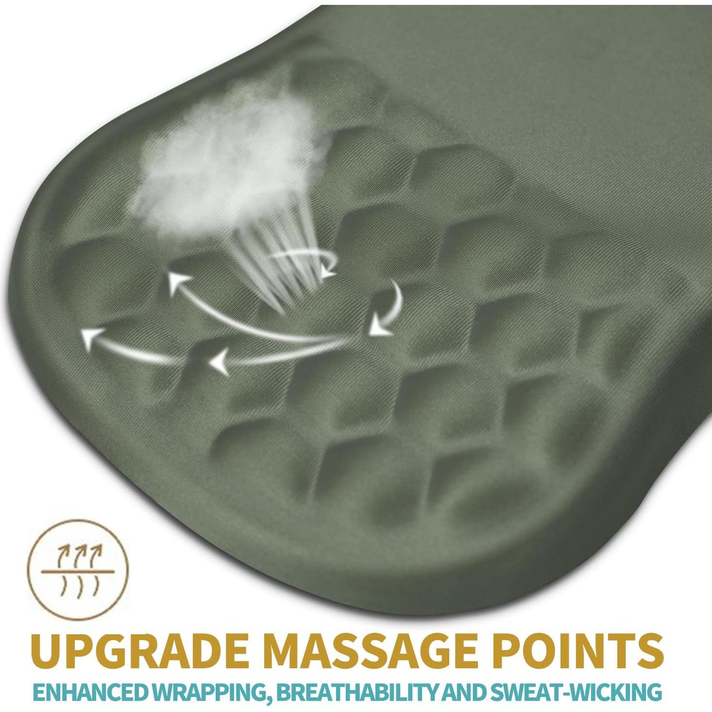 Soporte de Muñeca Ergonómico Hokafenle Verde Oliva 30x20 cm