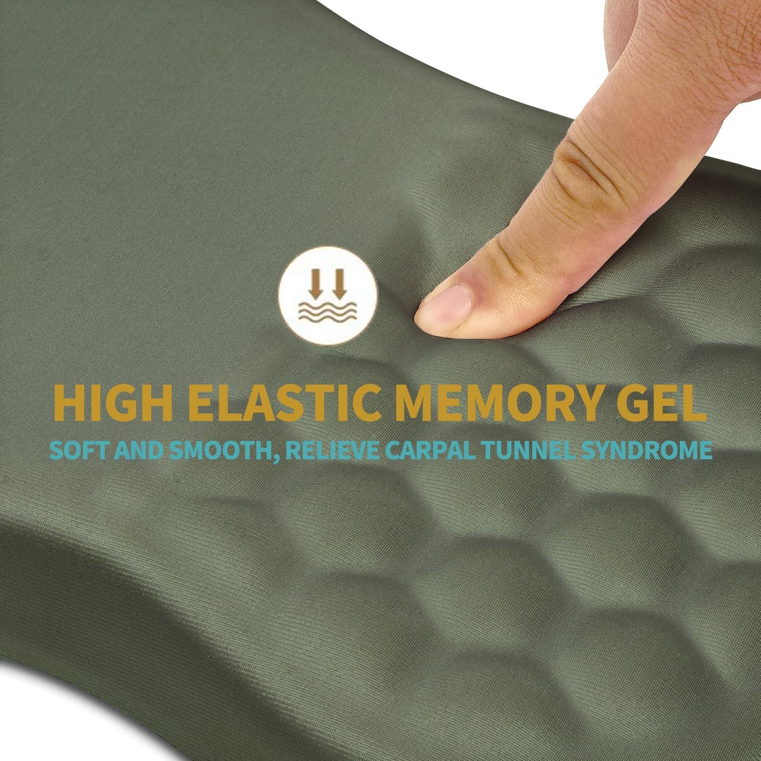 Soporte de Muñeca Ergonómico Hokafenle Verde Oliva 30x20 cm