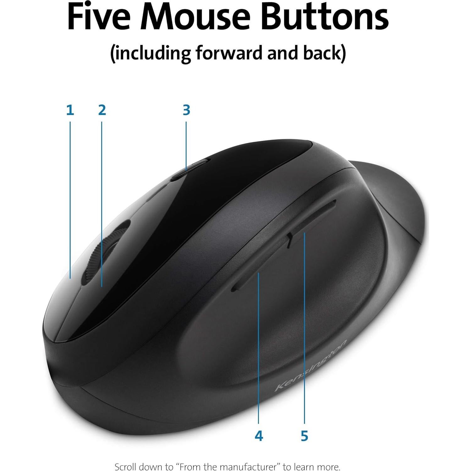 Teclado y Ratón Inalámbricos Ergonómicos Kensington Pro Fit