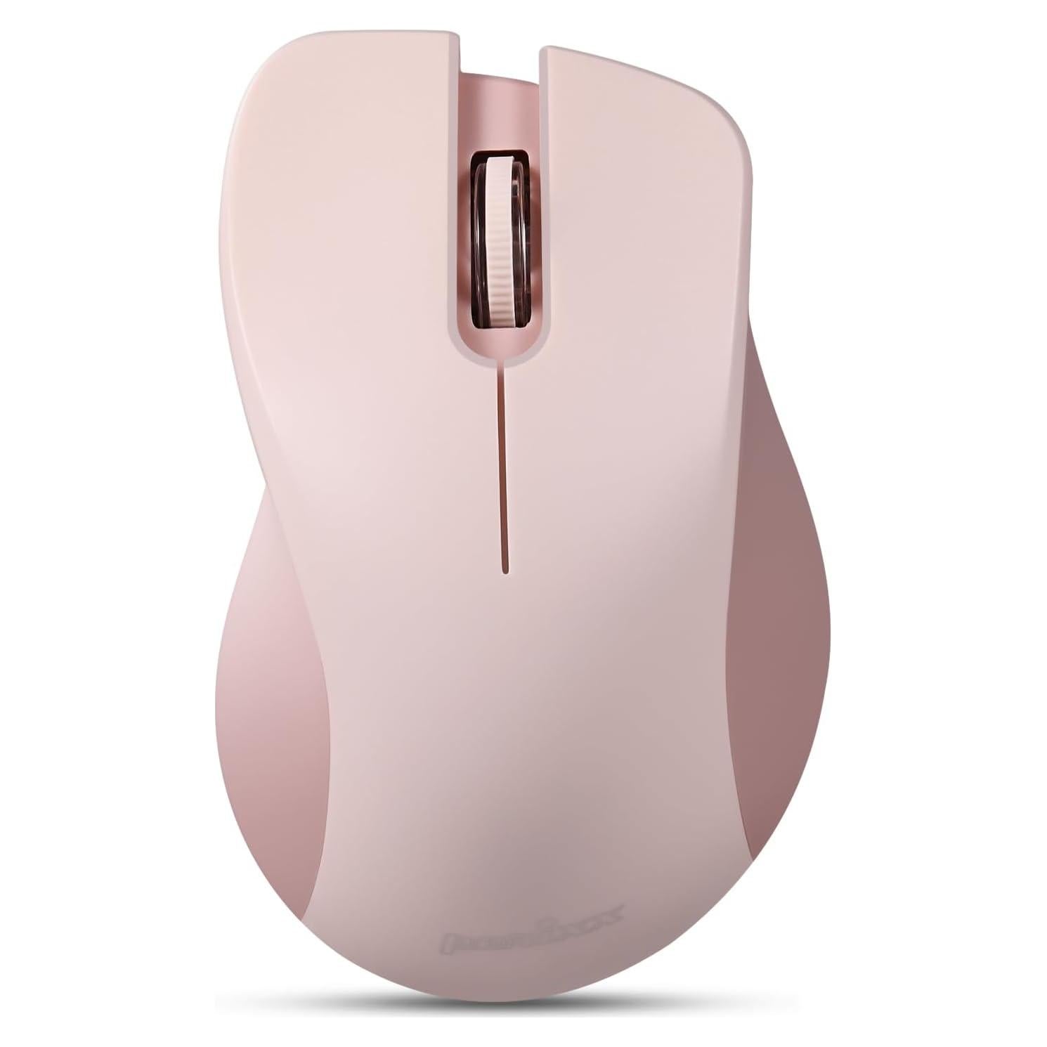 Ratón Inalámbrico Perixx PERIMICE-621P Rosa Ergonómico