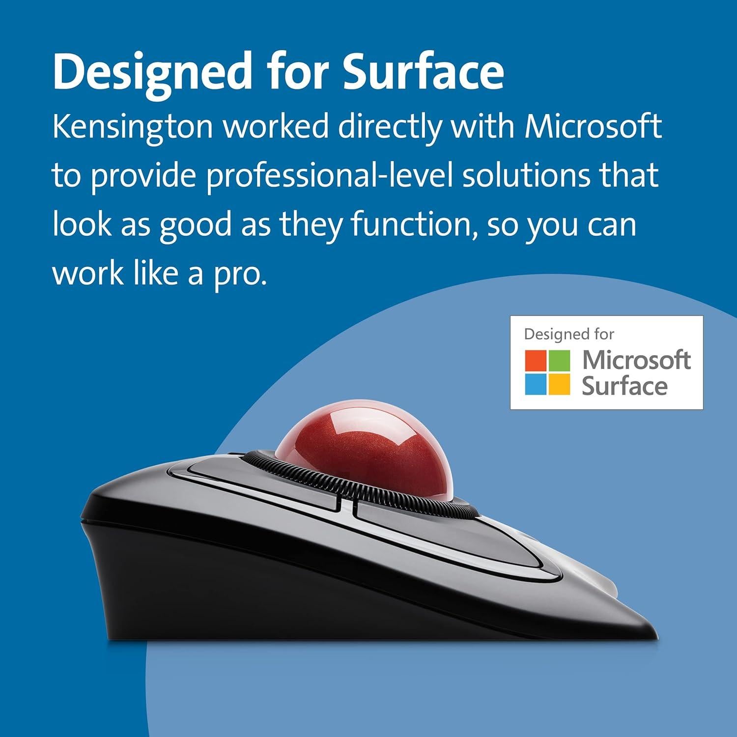 Mouse Trackball Inalámbrico Kensington Expert K72359WW Negro