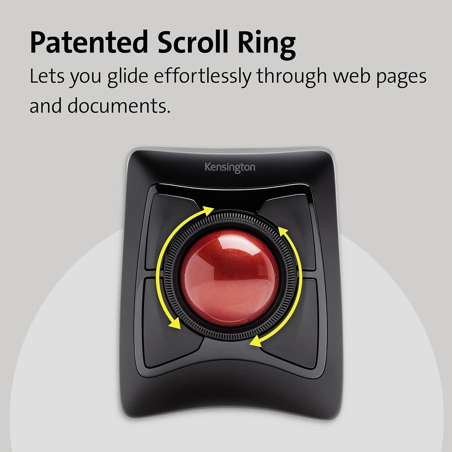 Mouse Trackball Inalámbrico Kensington Expert K72359WW Negro