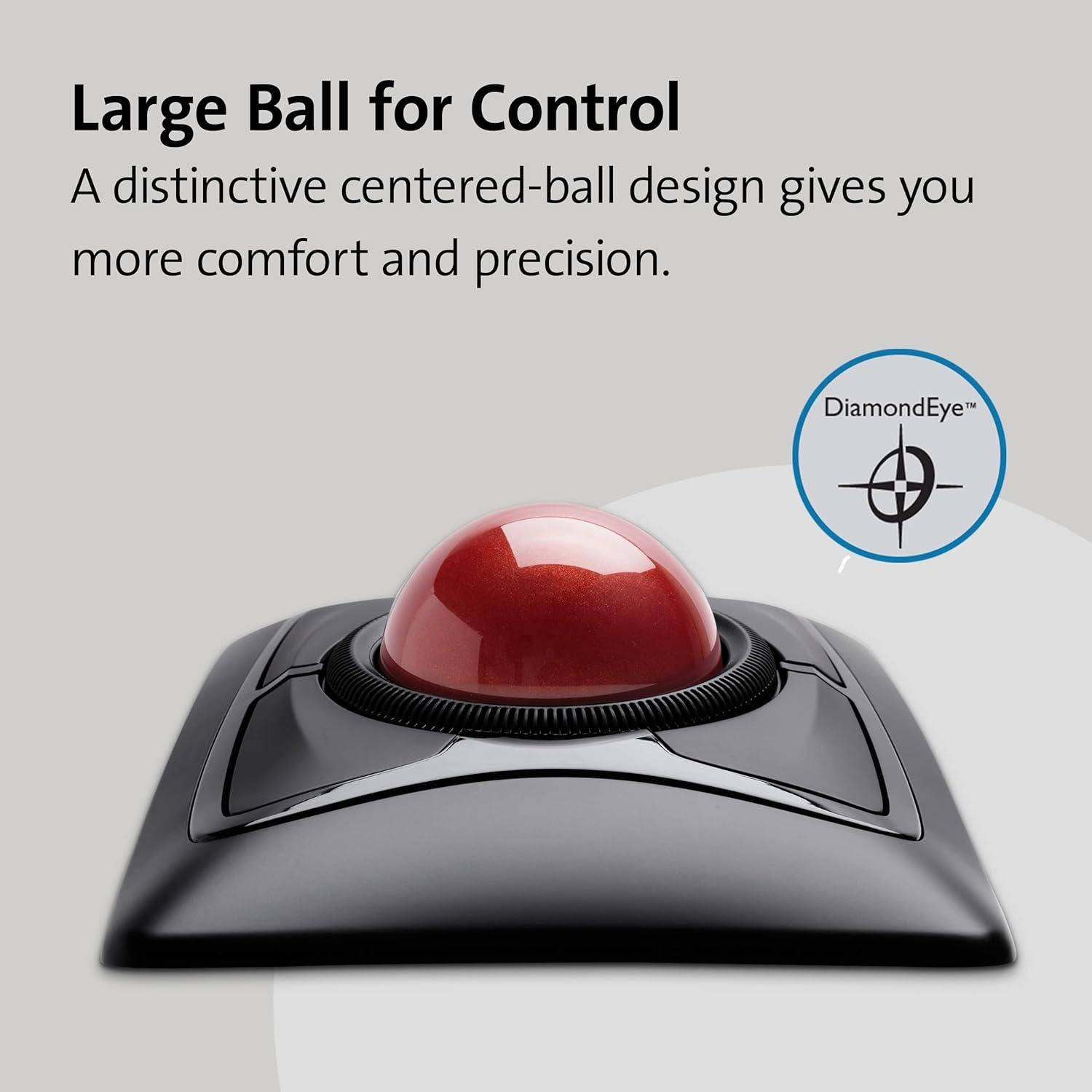 Mouse Trackball Inalámbrico Kensington Expert K72359WW Negro