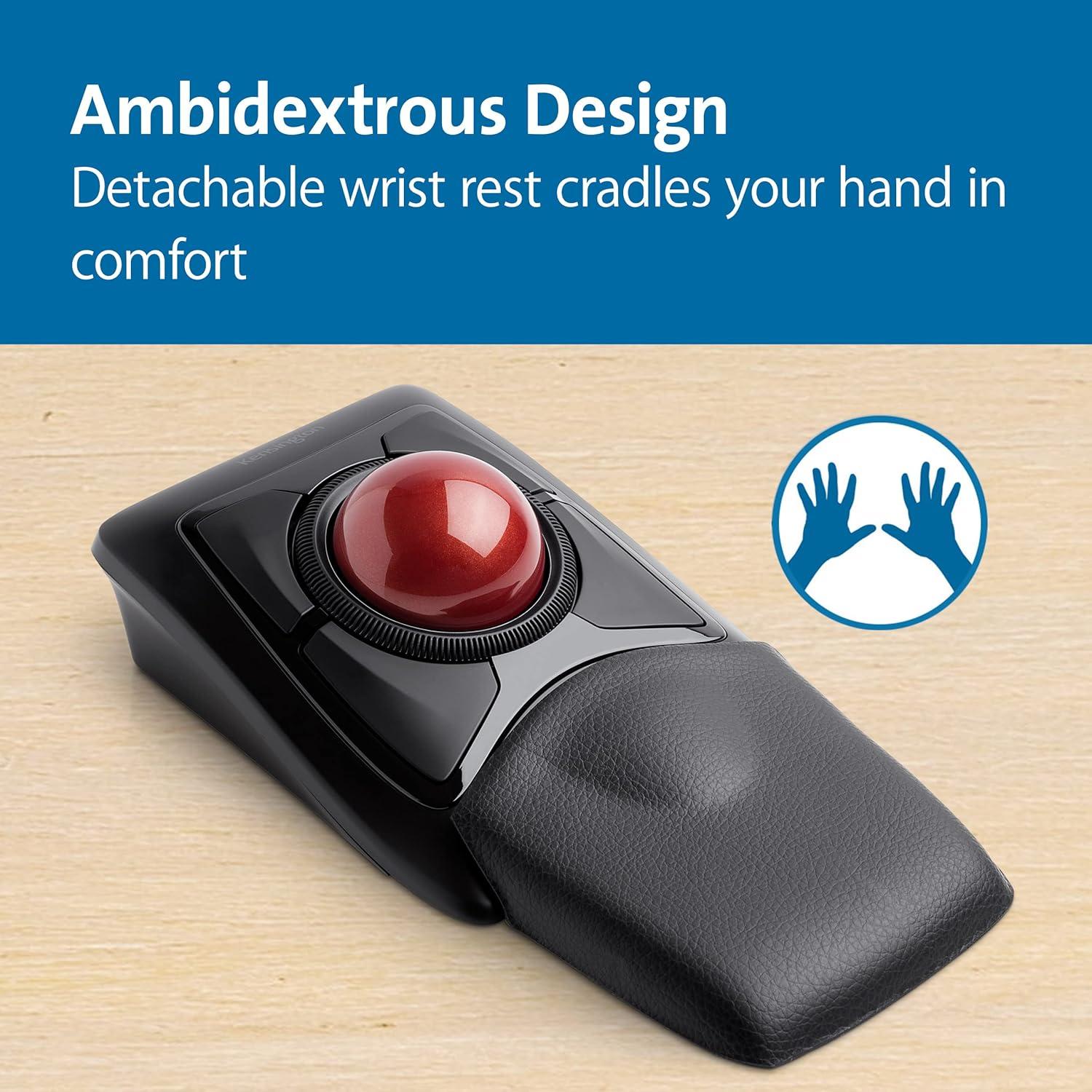 Mouse Trackball Inalámbrico Kensington Expert K72359WW Negro