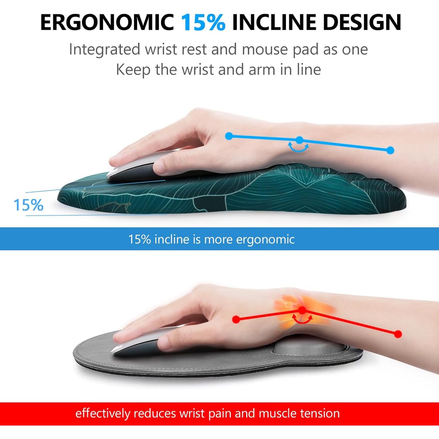 Soporte Ergonómico 2 en 1 Laokiiy para Teclado y Ratón