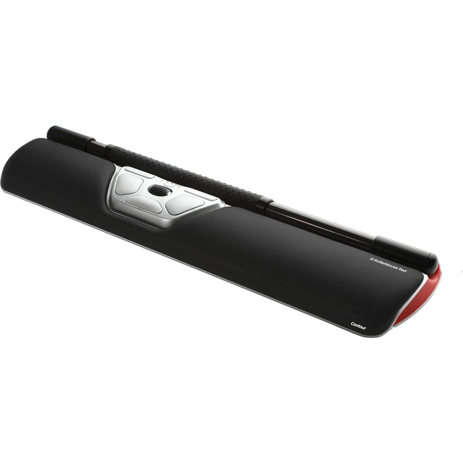 Ratón Ergonómico Contour Design RollerMouse Rojo - Con Soporte de Palma