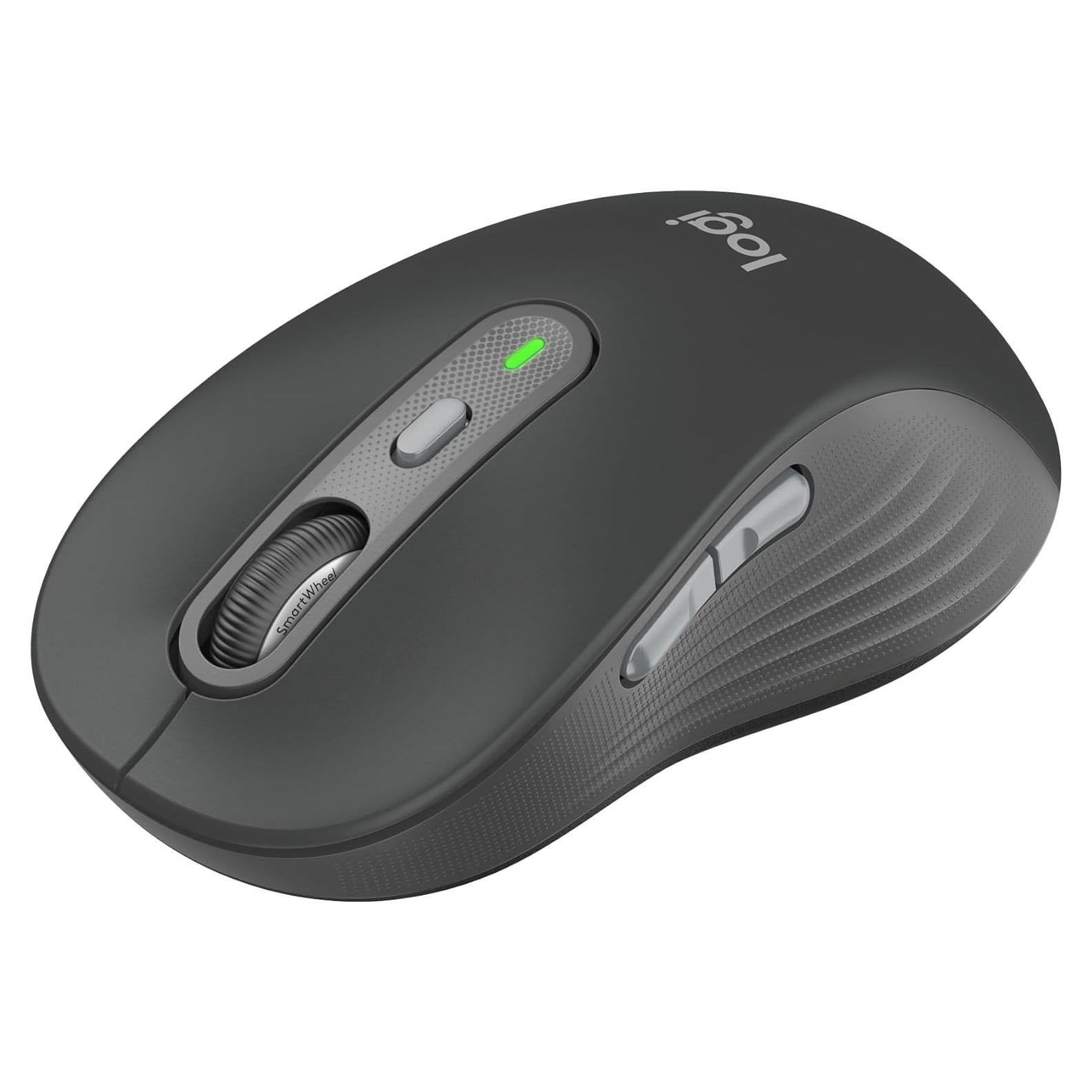 Ratón Inalámbrico Logitech Signature Plus M750 L - Grafito, Multi Dispositivo, 24 Meses Batería