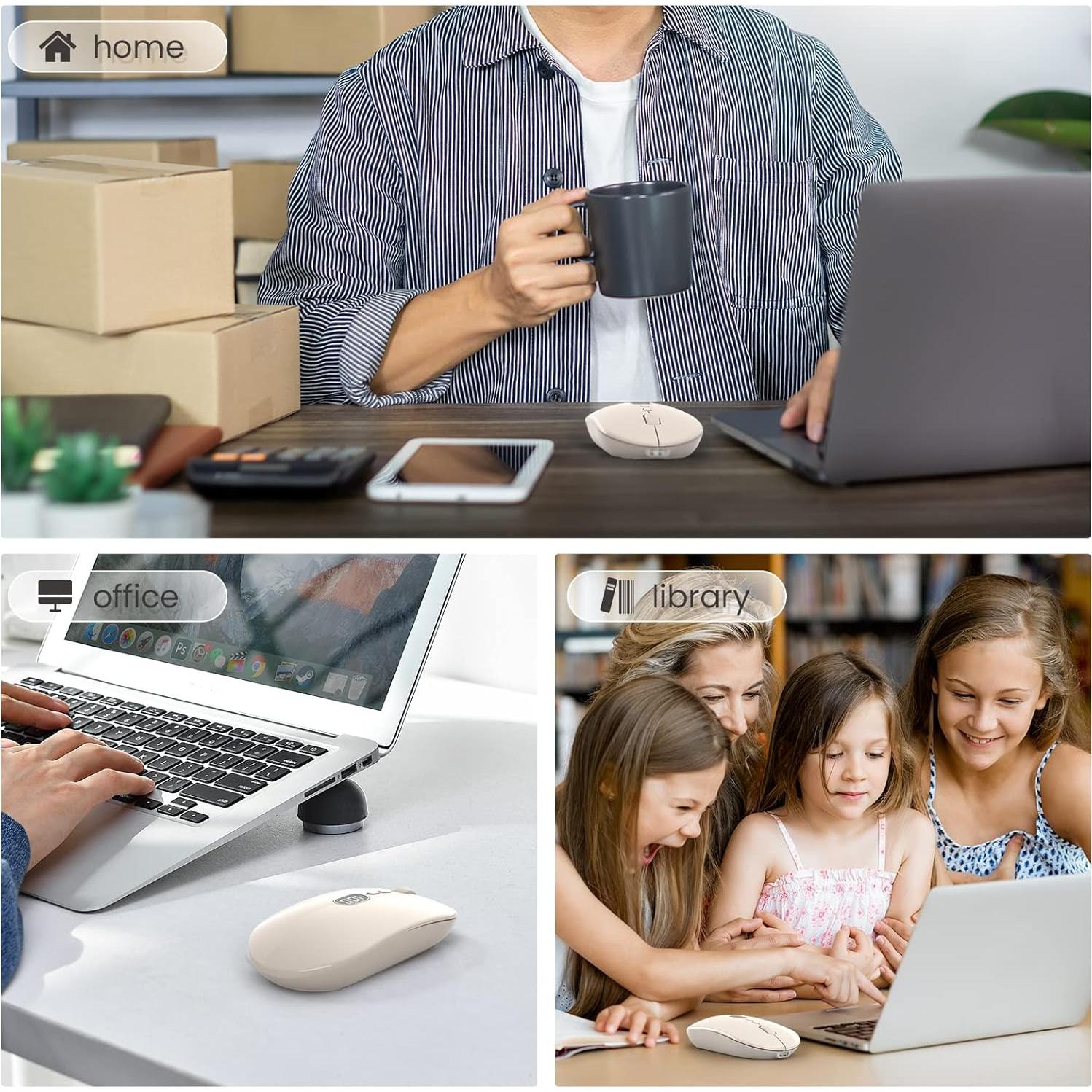 Ratón Inalámbrico MAGIC-REFINER X1 1600 DPI USB Delgado