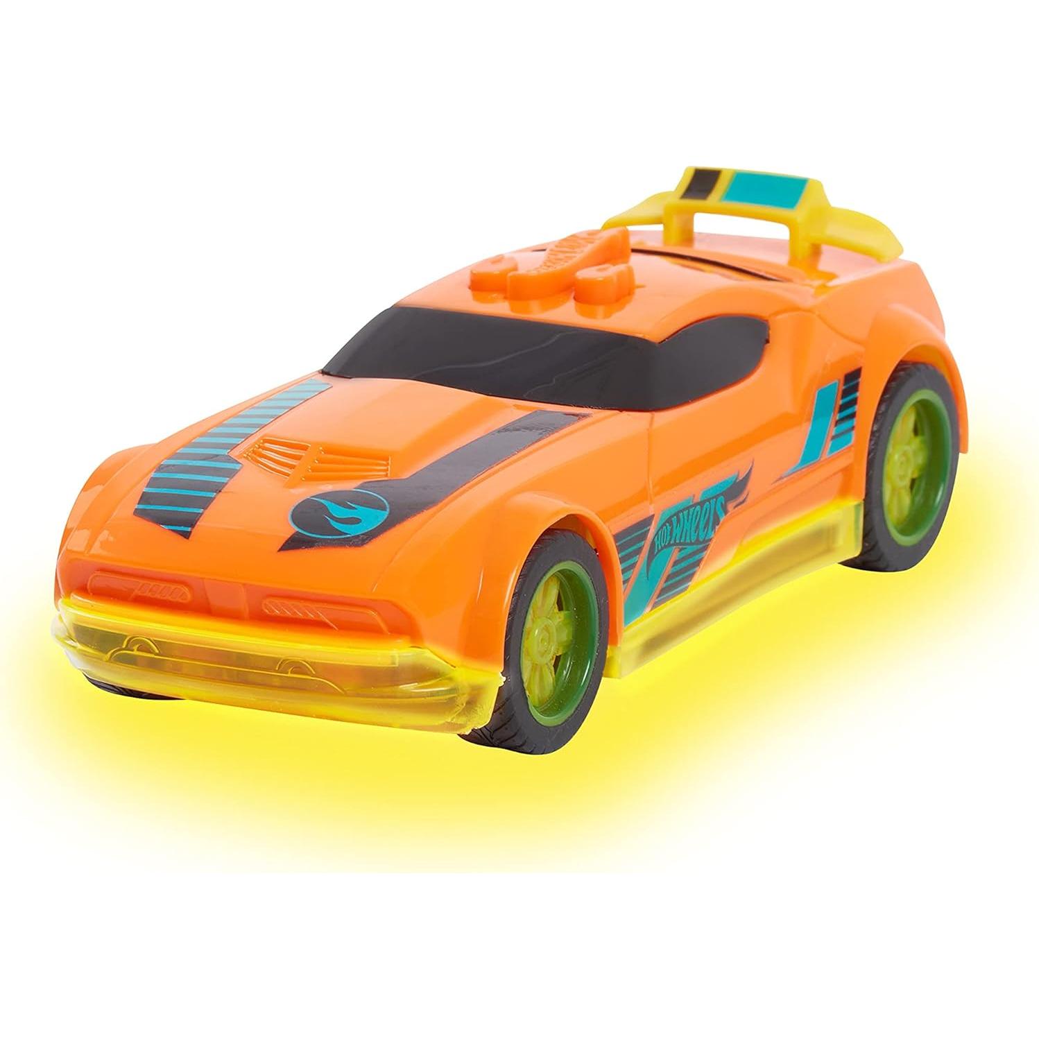 Set de 3 coches Hot Wheels Glow Riders Just Play 6+