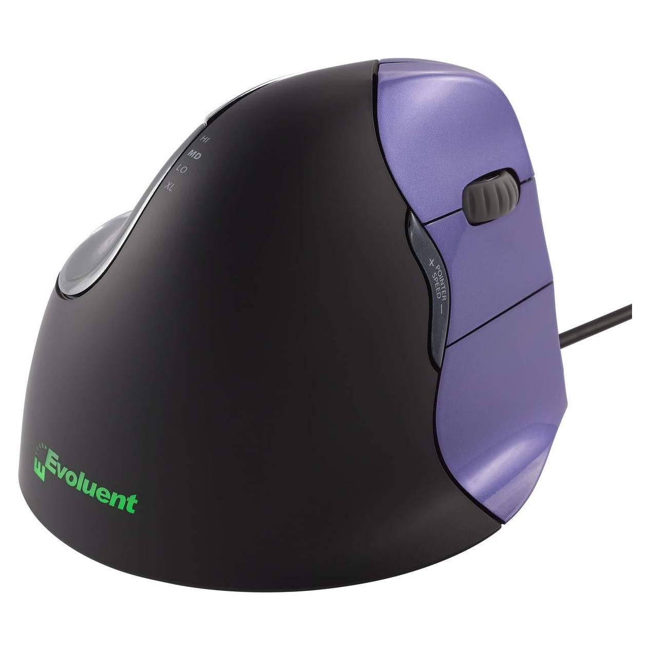 Ratón Vertical Evoluent VM4S Pequeño Ergonómico USB Mano Derecha