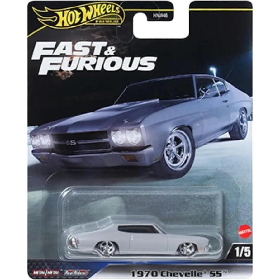 Set de 5 coches Hot Wheels Fast & Furious Premium 1:64