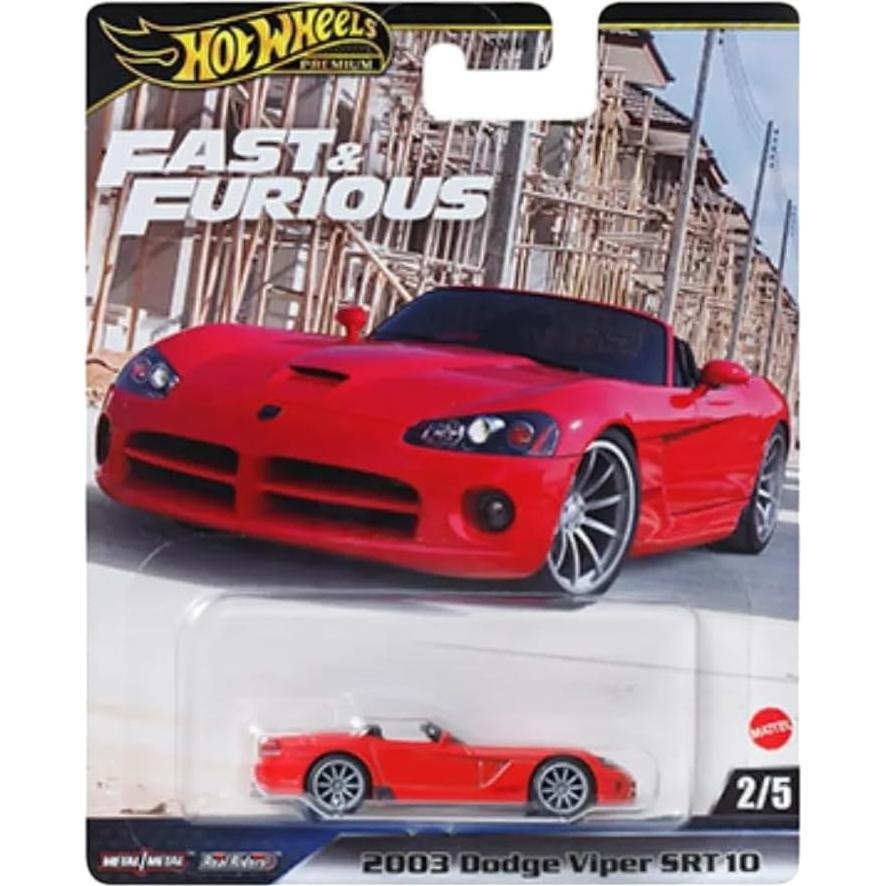 Set de 5 coches Hot Wheels Fast & Furious Premium 1:64