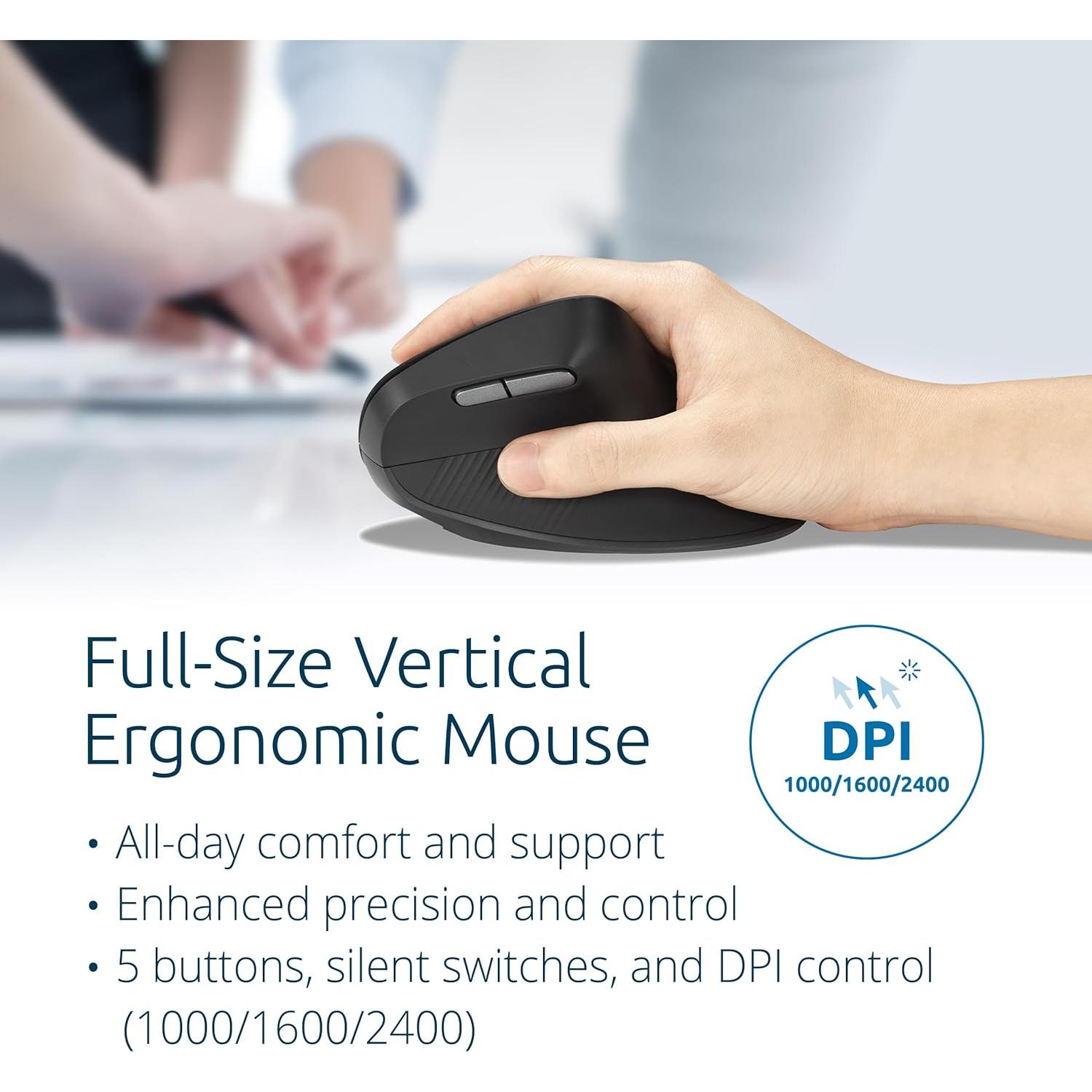 Teclado y Ratón Inalámbricos Ergonómicos Kensington KM675 EQ