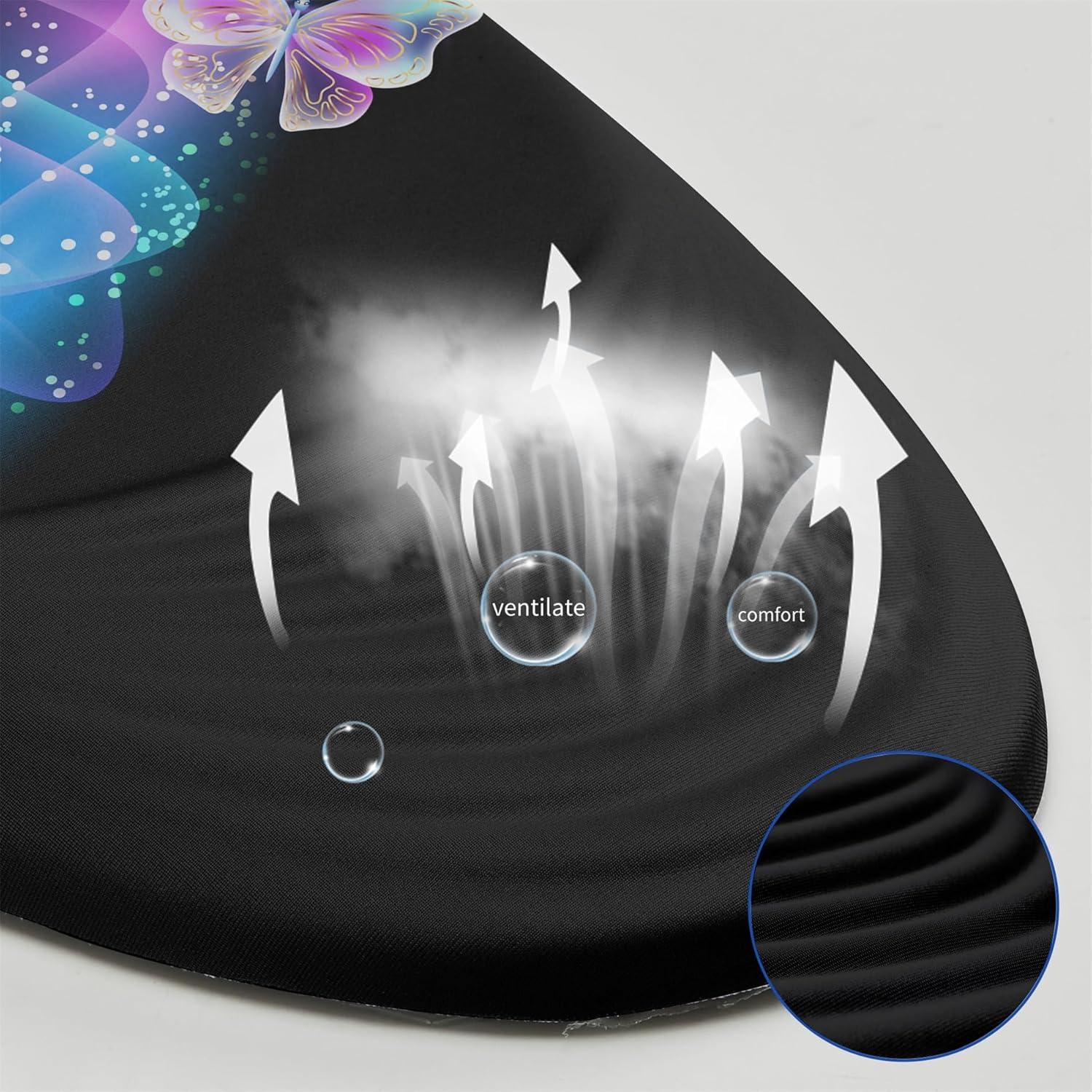 Alfombrilla de Ratón Ergonómica CUSTOMPAD Mariposa Brillante