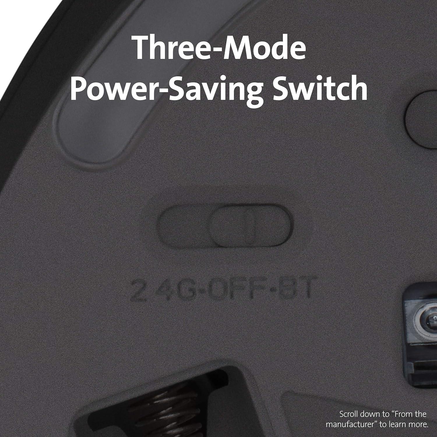 Ratón Inalámbrico Ergonómico Kensington Pro Fit - Negro