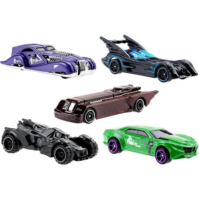 Hot Wheels Batman 2022 Batmobile 5 Vehículos Diecast