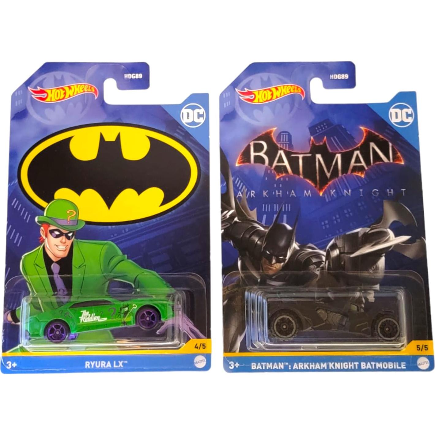 Hot Wheels Batman 2022 Batmobile 5 Vehículos Diecast