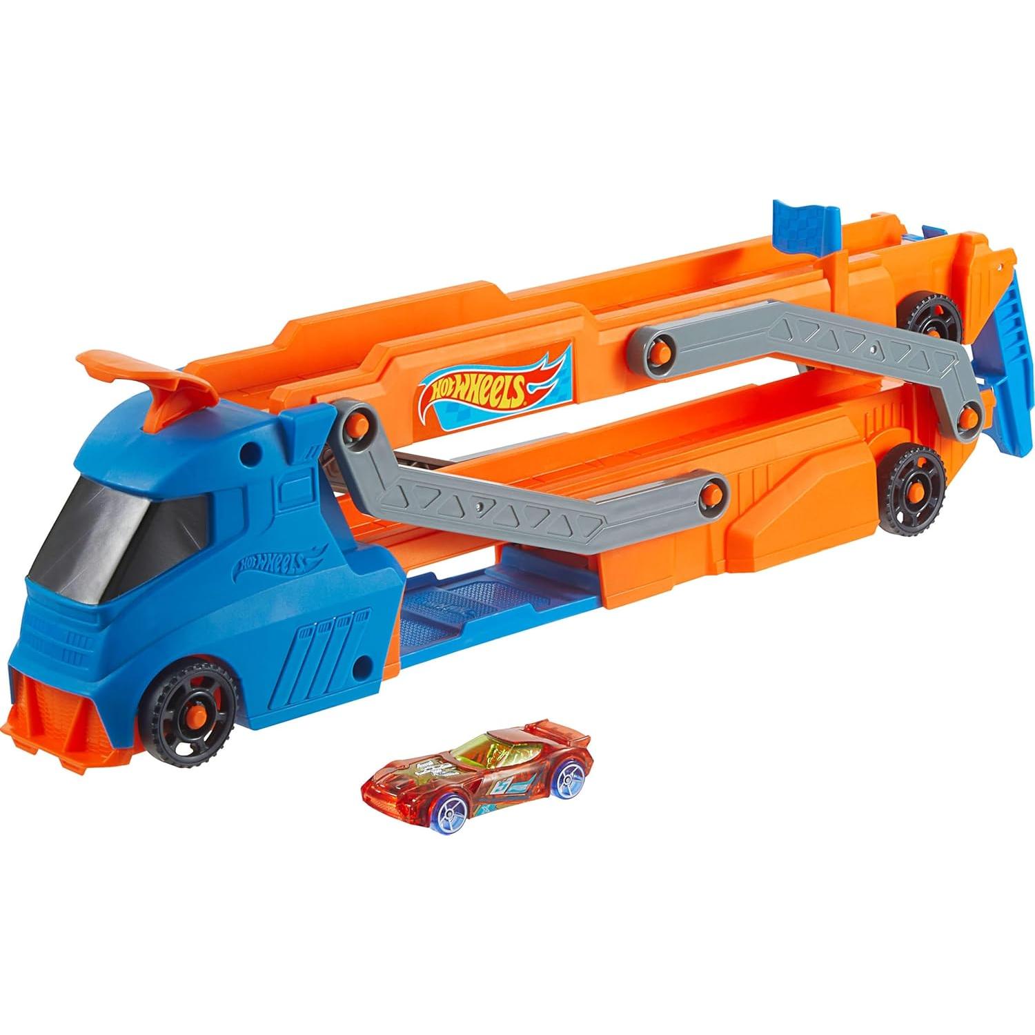 Transportador de Pista Rápida Hot Wheels Mattel 2 en 1