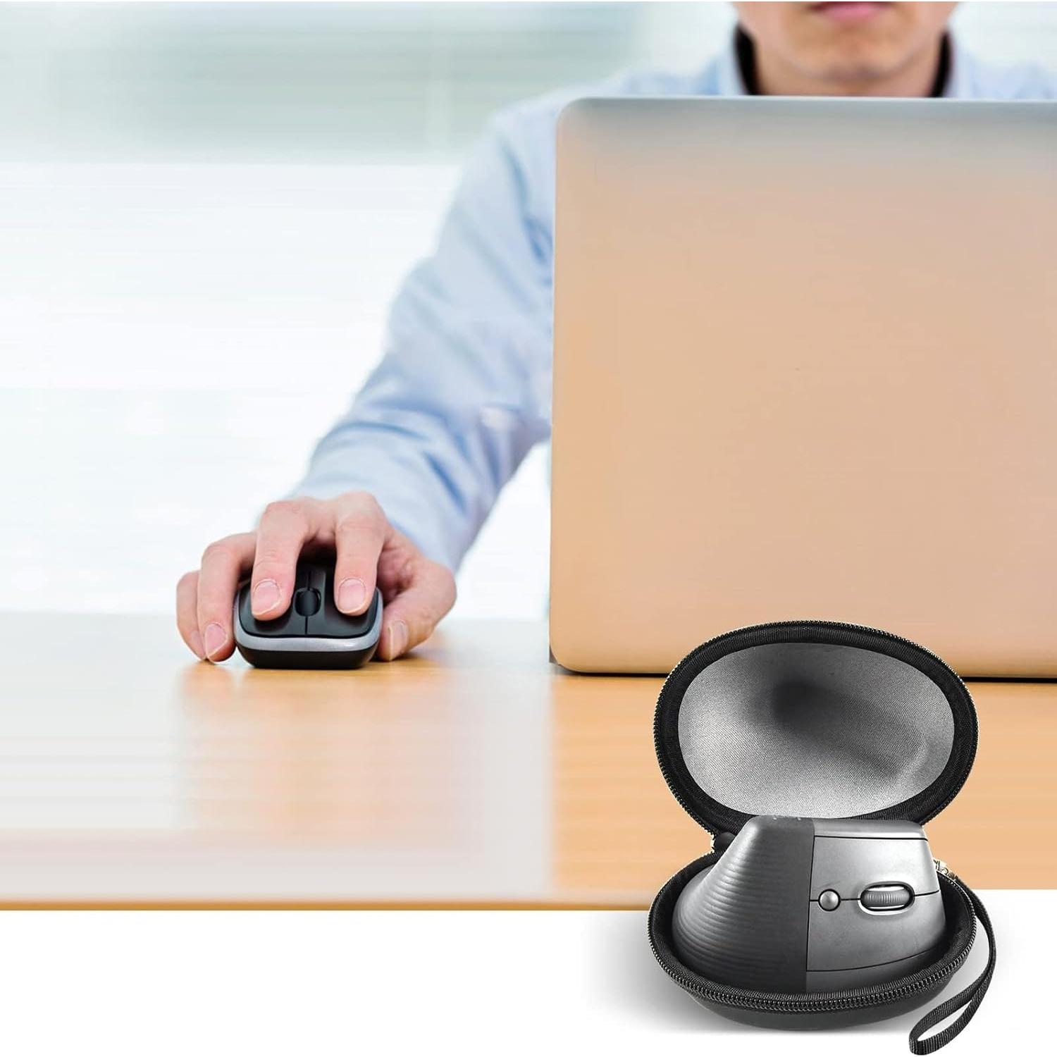 Funda ANKHOH para Mouse Ergonómico Logitech Lift - Negra