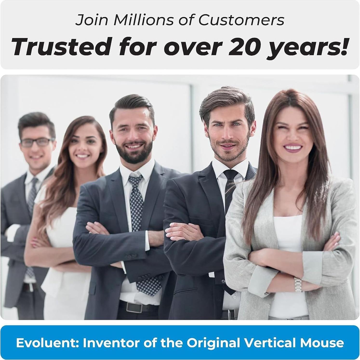 Ratón Ergonómico Evoluent VM4RM Bluetooth para Mac OS