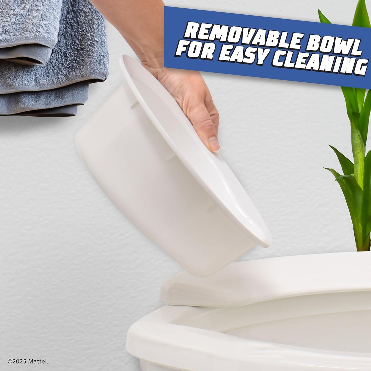 Inodoro de Entrenamiento Hot Wheels Azul 2-en-1 para Niños