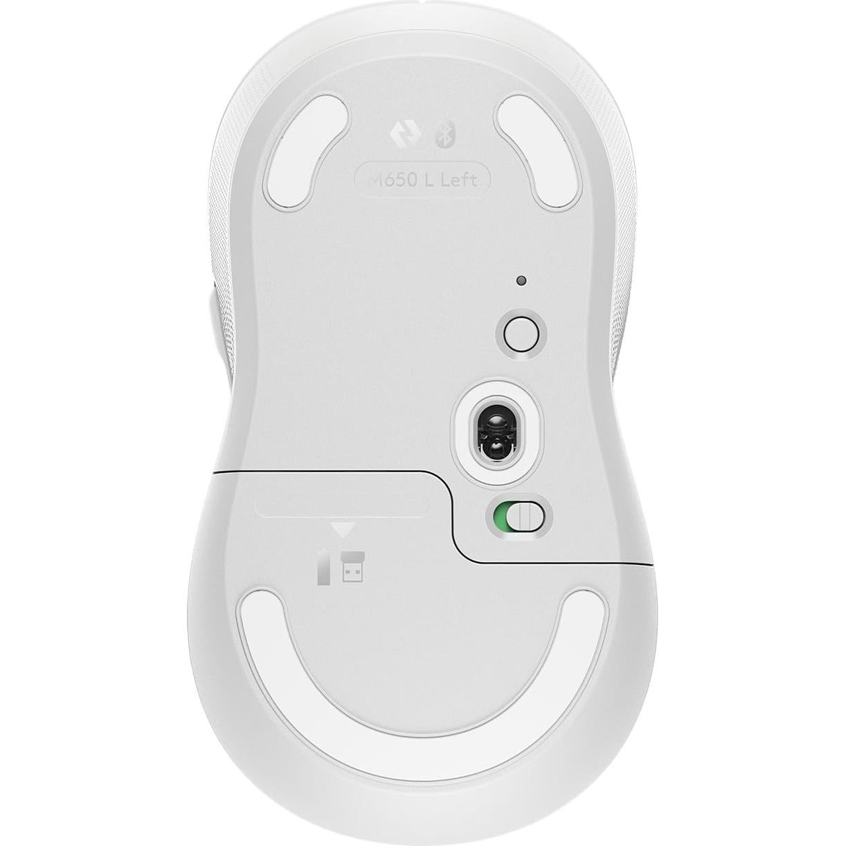 Mouse Inalámbrico Logitech Signature M650 - Óptico - 4000 dpi - Blanco