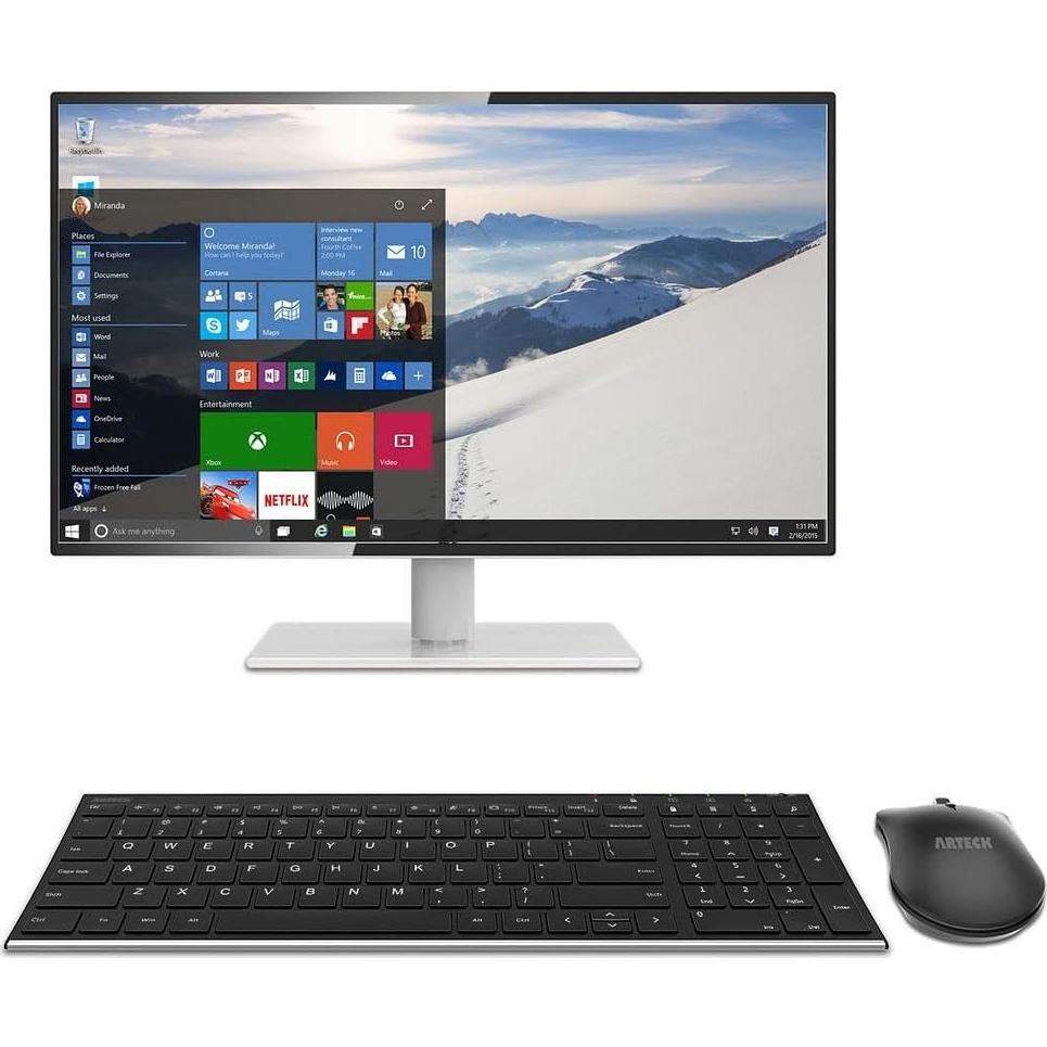 Teclado y Ratón Inalámbricos Arteck HW193/MW162 Ergonómico