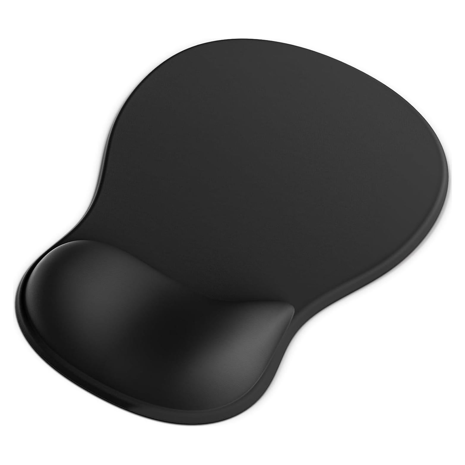 Alfombrilla de Ratón Ergonómica G JGOO con Reposamuñecas Negra
