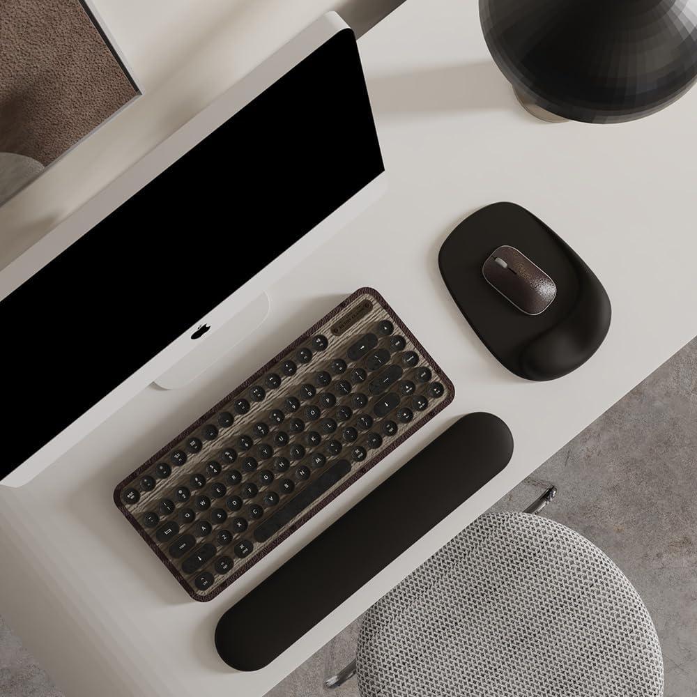 Almohadilla de Ratón Ergonómica DEMON CHEST con Gel Negro