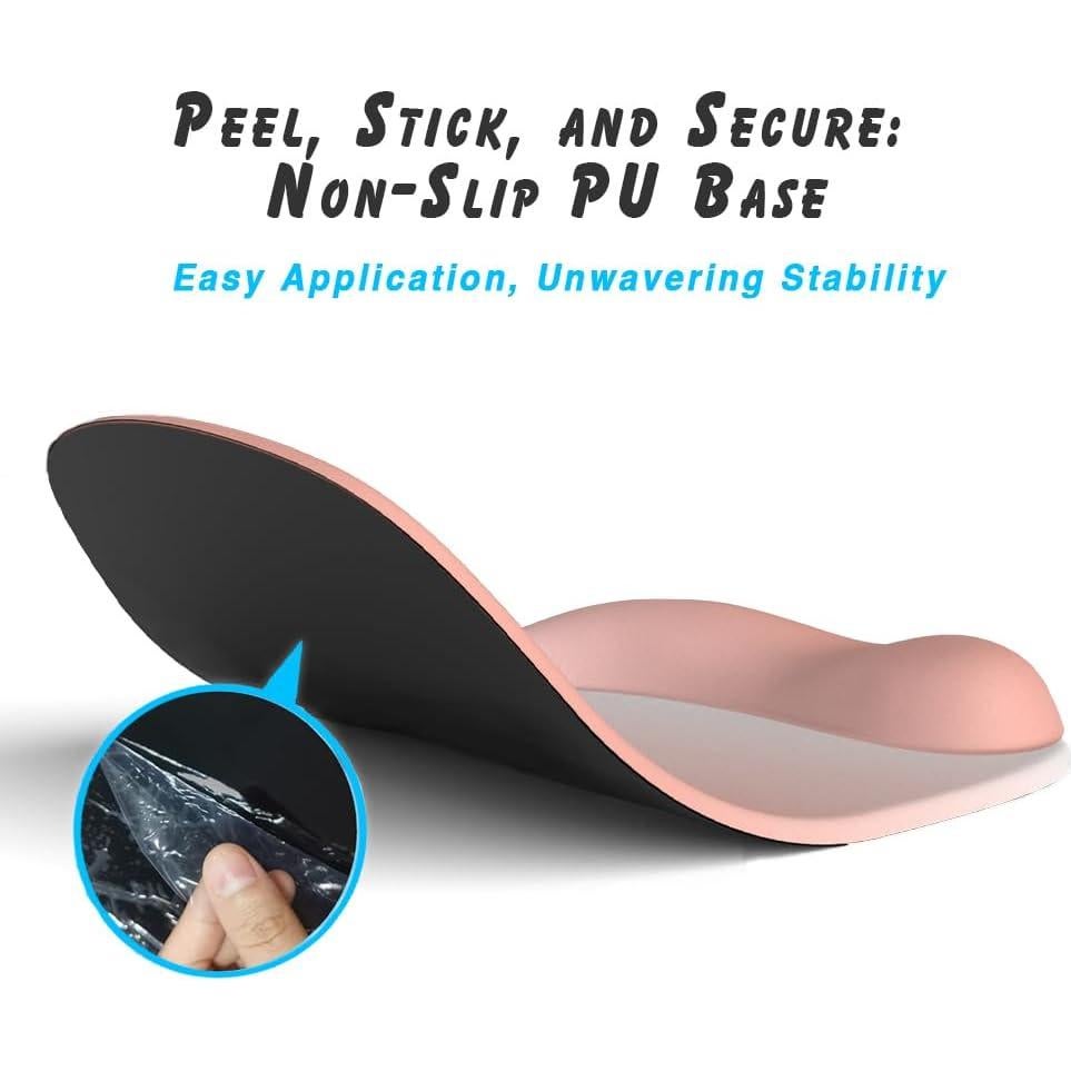 Almohadilla de Ratón Ergonómica DEMON CHEST con Gel Negro