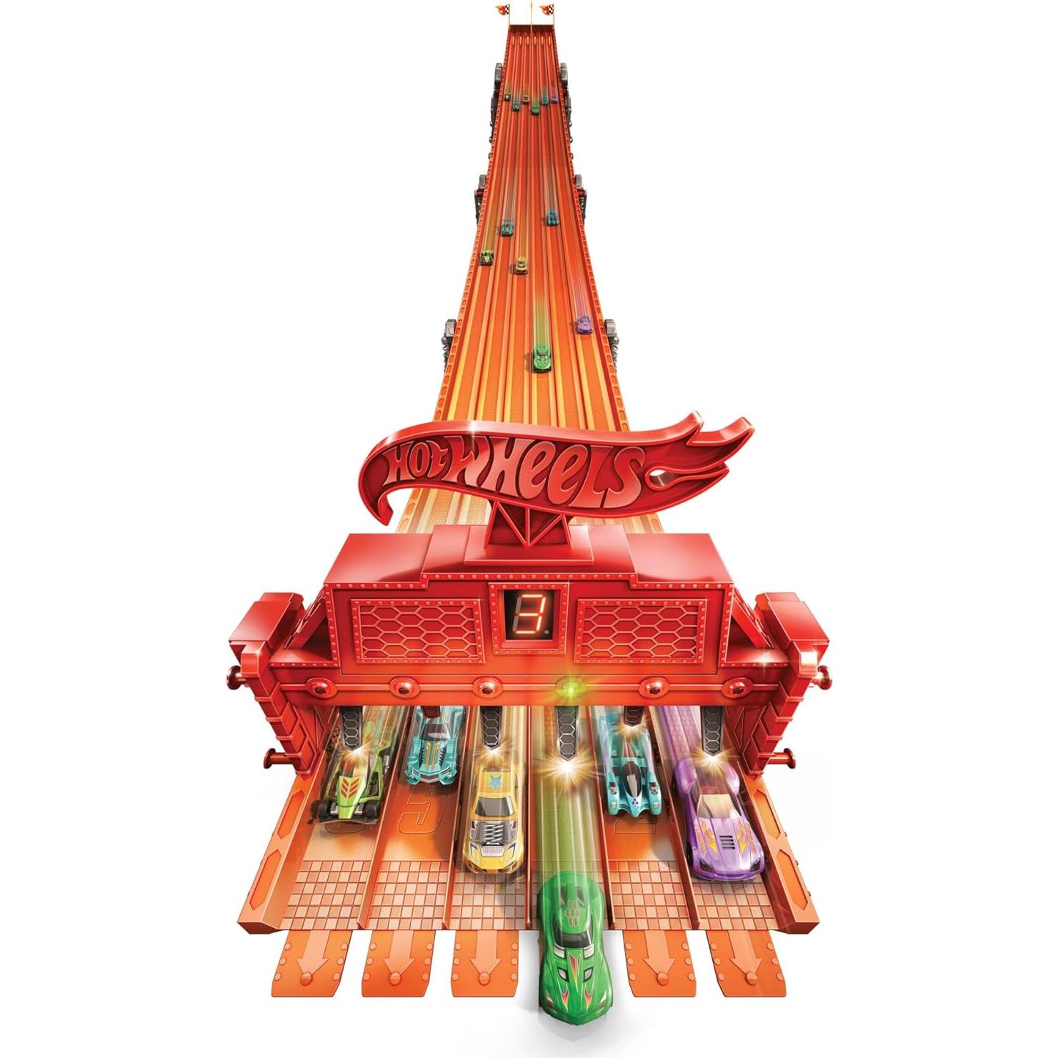 Pista de Autos Hot Wheels Carrera Super 6 Carriles 2,44 m