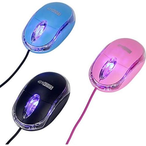 Ratón Infantil SOONGO USB Óptico Ergonómico Azul 1.5m