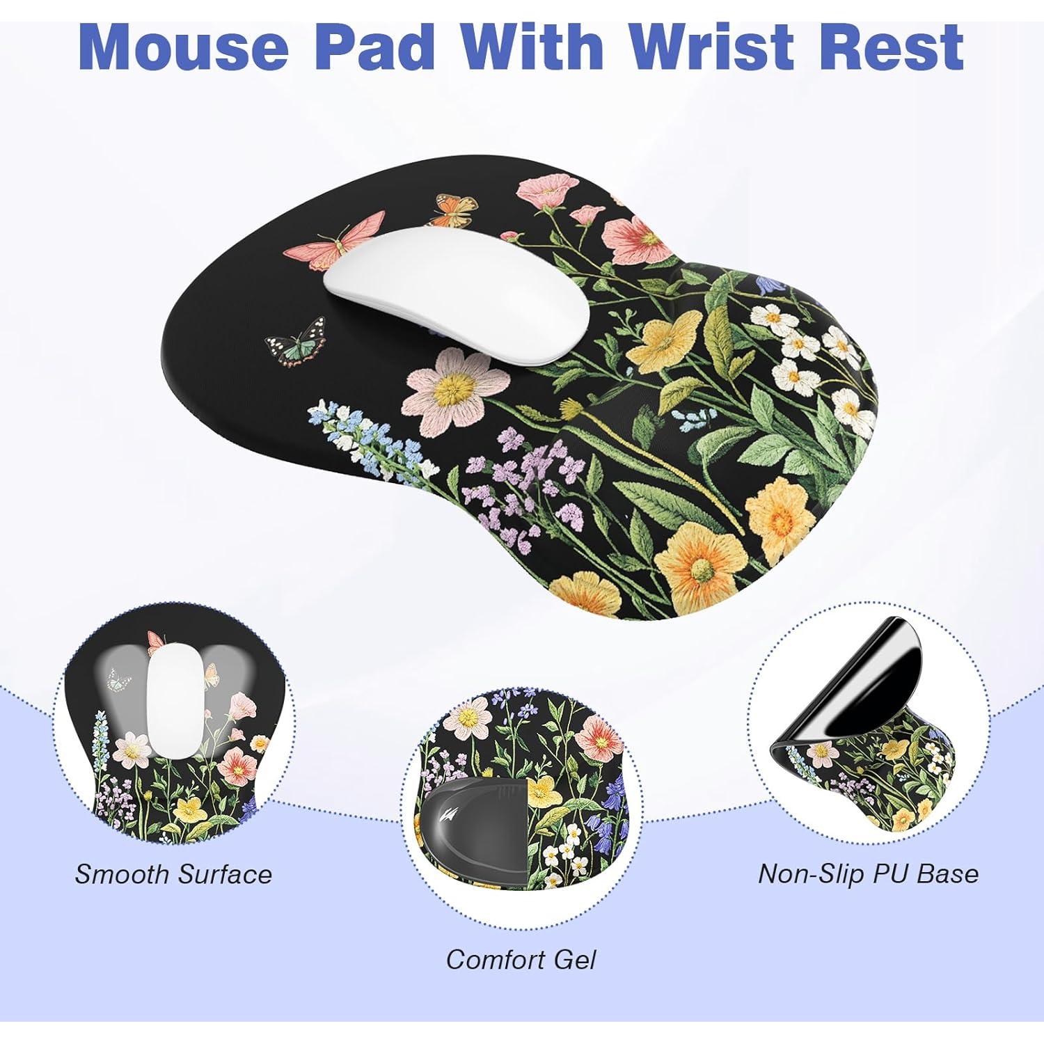 Reposamuñecas ergonómico Ospelelf 3 en 1 con gel y espuma