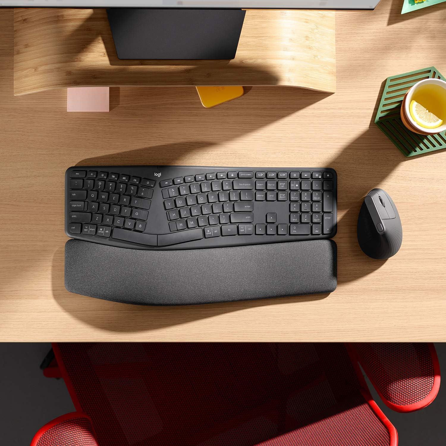 Combo Teclado Ergonómico Inalámbrico Logitech ERGO K860 + MX Vertical