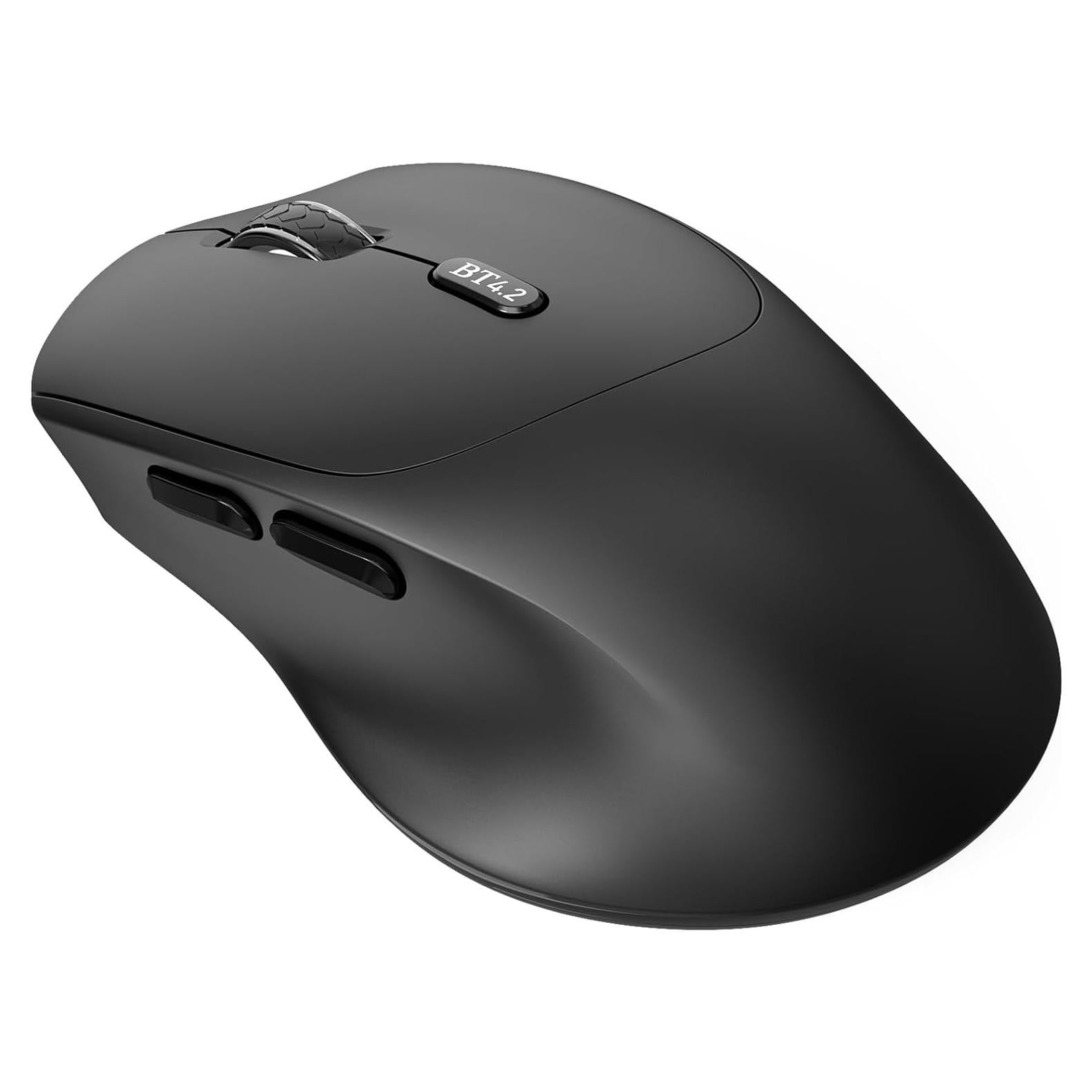 Ratón Silencioso Ergonómico Bluetooth SHUNJINRUN Negro