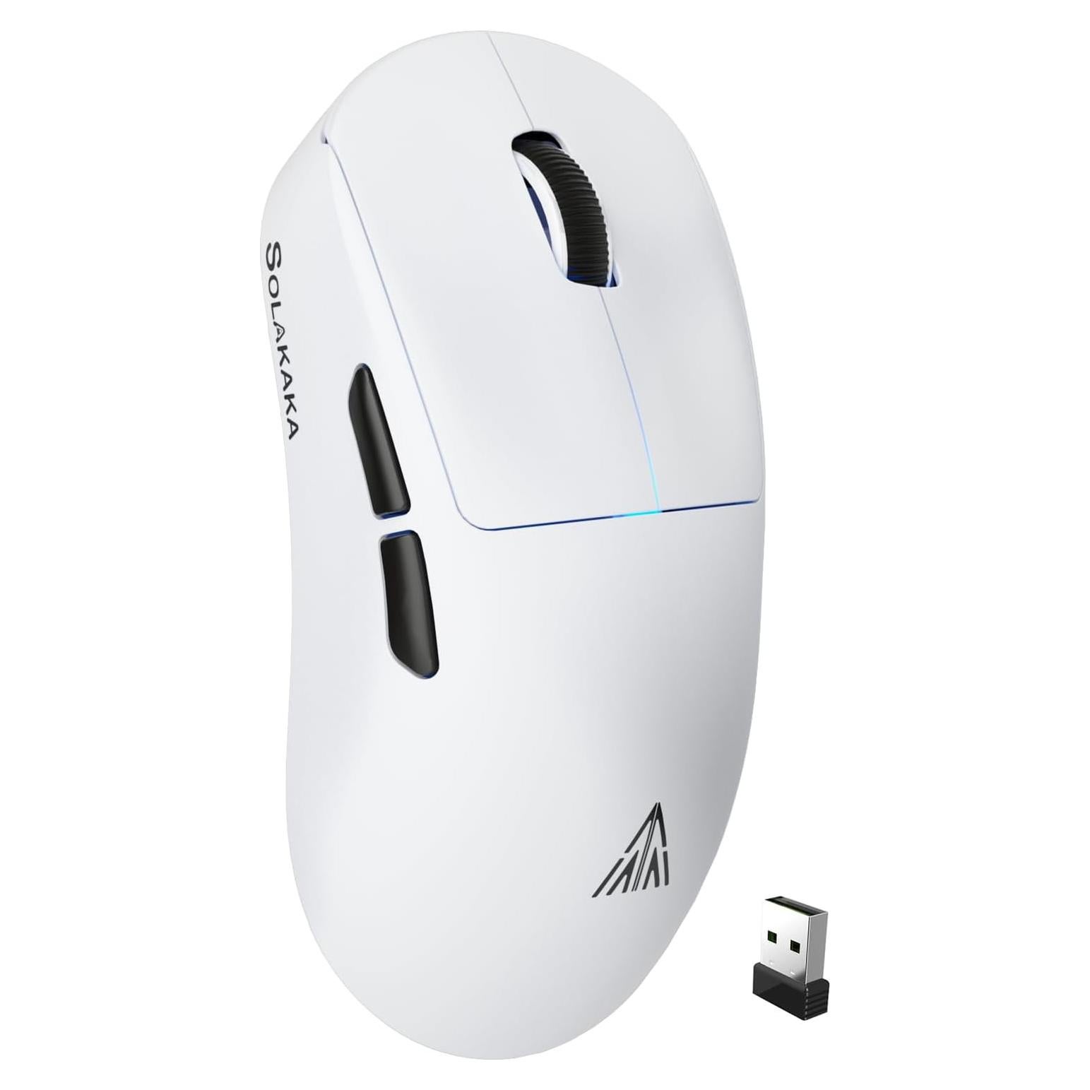 Ratón Gaming Inalámbrico SOLAKAKA SM850, 24000 DPI, 55g