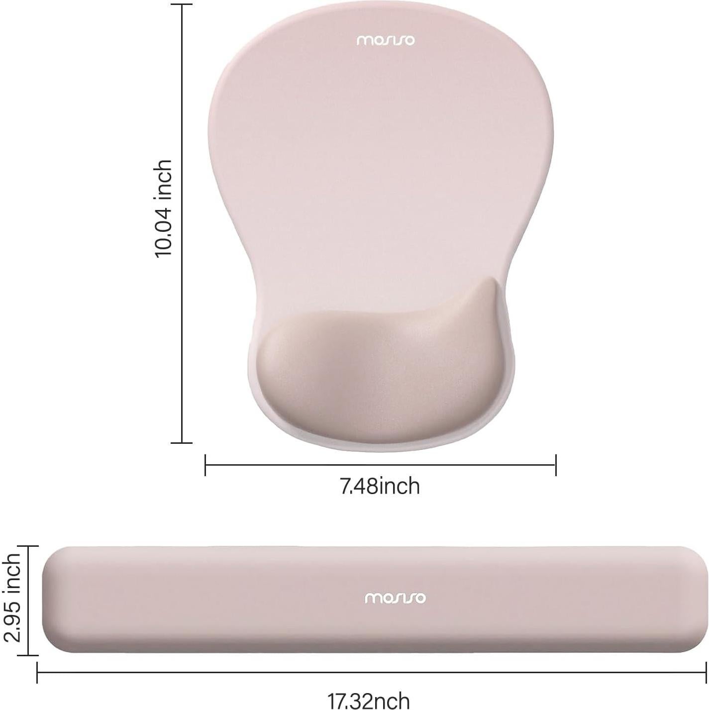Soporte Reposamuñecas Ergonómico MOSISO para Teclado y Ratón