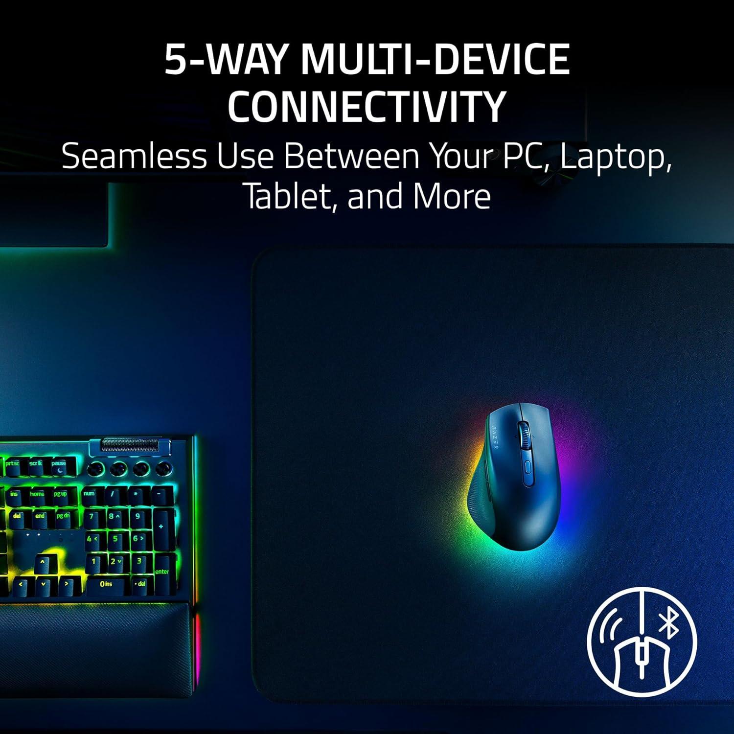 Razer Pro Click V2 Ratón Inalámbrico Ergonómico Negro