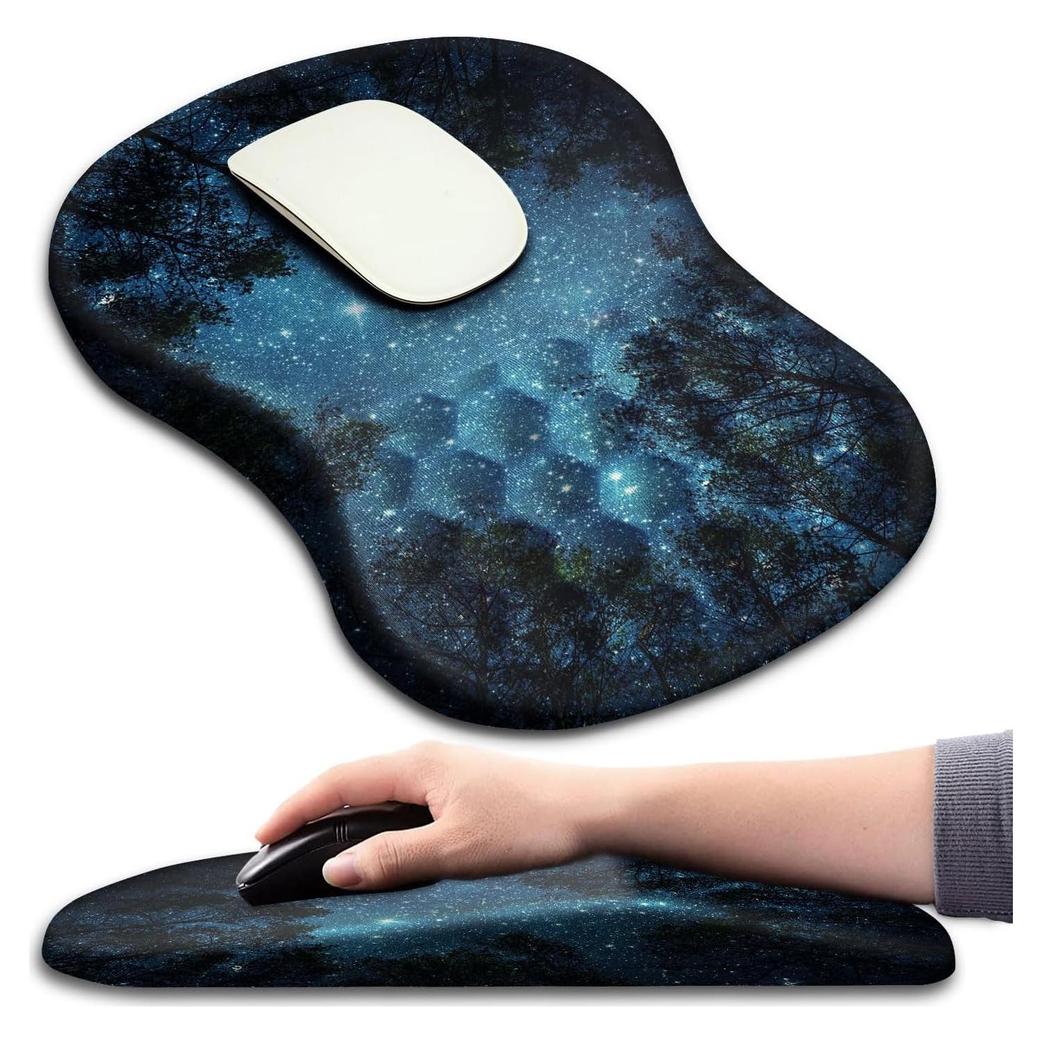 Alfombrilla de Ratón Ergonómica KUOSGM con Soporte para Muñeca