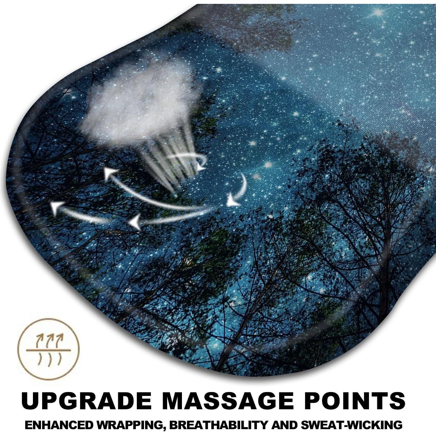 Alfombrilla de Ratón Ergonómica KUOSGM con Soporte para Muñeca