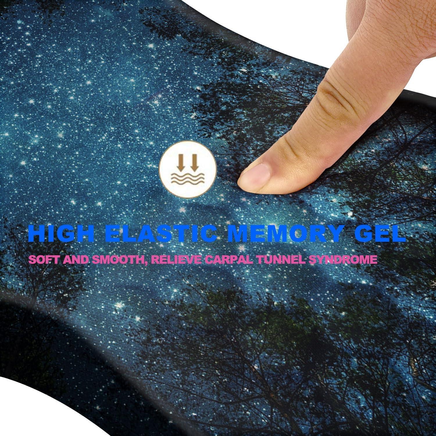 Alfombrilla de Ratón Ergonómica KUOSGM con Soporte para Muñeca