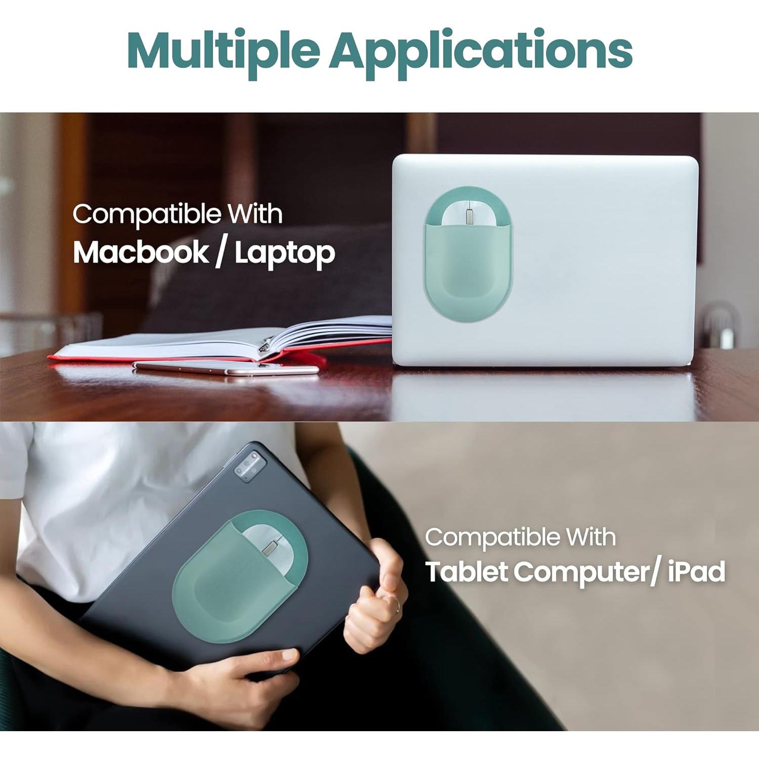 Funda Universal Adherible Epessa para Ratón Inalámbrico Verde