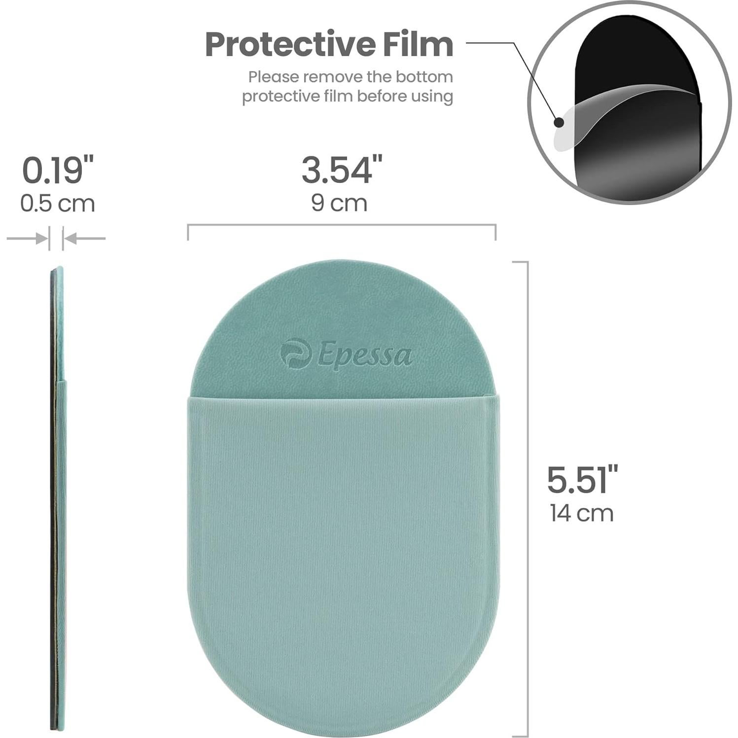 Funda Universal Adherible Epessa para Ratón Inalámbrico Verde